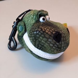 VTG Disney Toy Story 2 REX Plush Keychain Zip Riddle Book